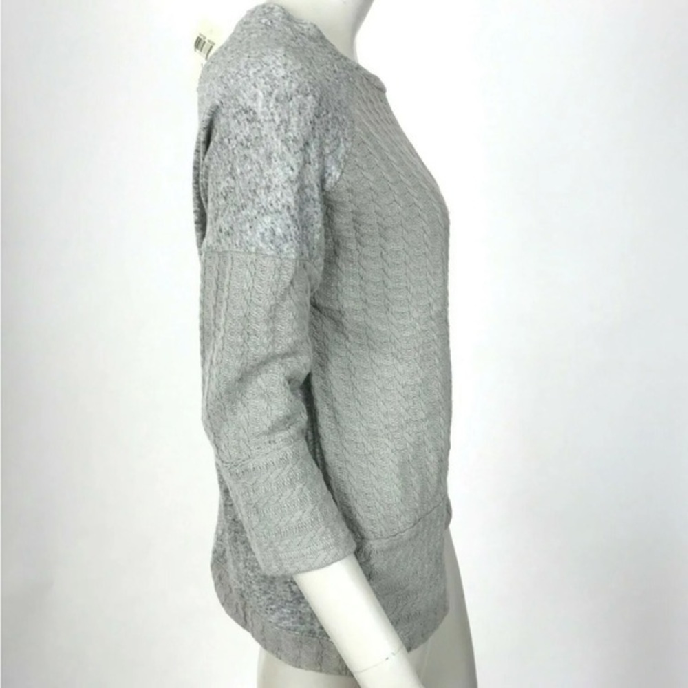 Lucky Brand Woven Mixed Pullover Cotton Linen Blend Women Small NWT $90 - Picture 4 of 7
